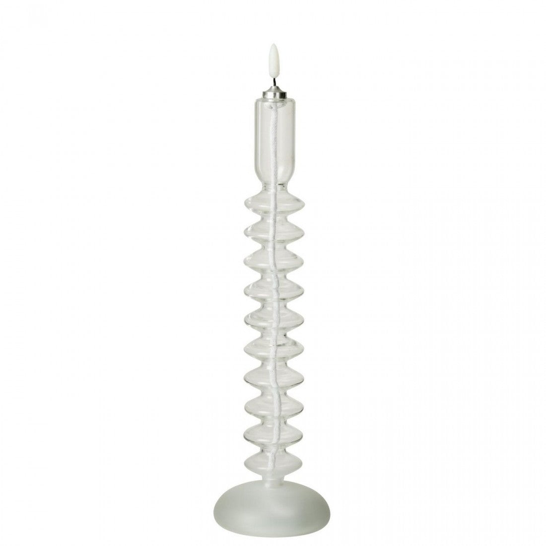 Led Kaars Glas Transparant J-Line