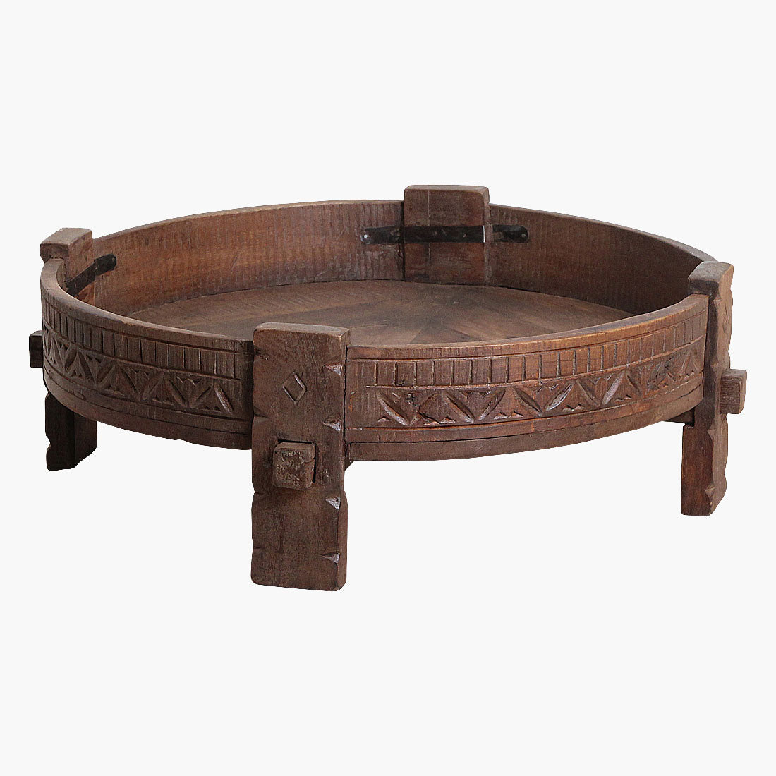 Bijzettafel Grinder Bruin Raw Materials