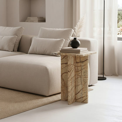 Bijzettafel Seoul Marmer Bizar Raw Materials