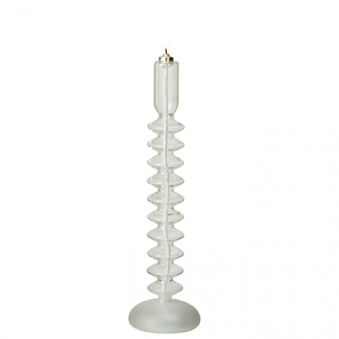 Led Kaars Glas Transparant J-Line