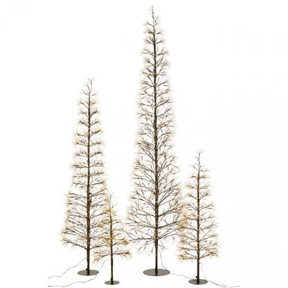 Boom Led Warm Witte Lichten Ijzer Zwart Extra Large H240cm j-Line