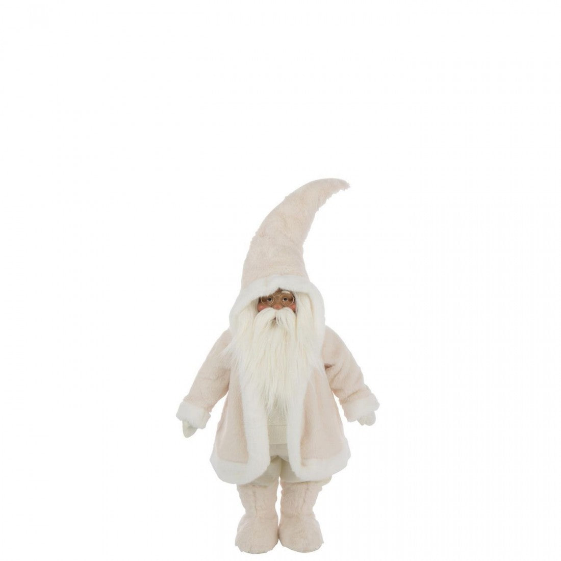 Kerstman Bril Polyester Wit J-Line