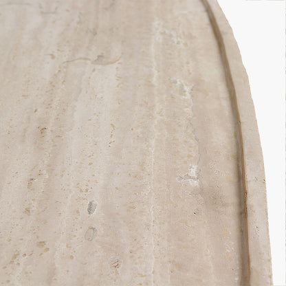 Travertin Salontafel Ovaal Raw Materials
