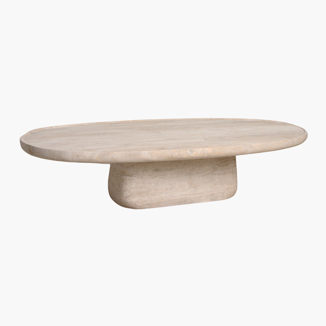 Travertin Salontafel Ovaal Raw Materials
