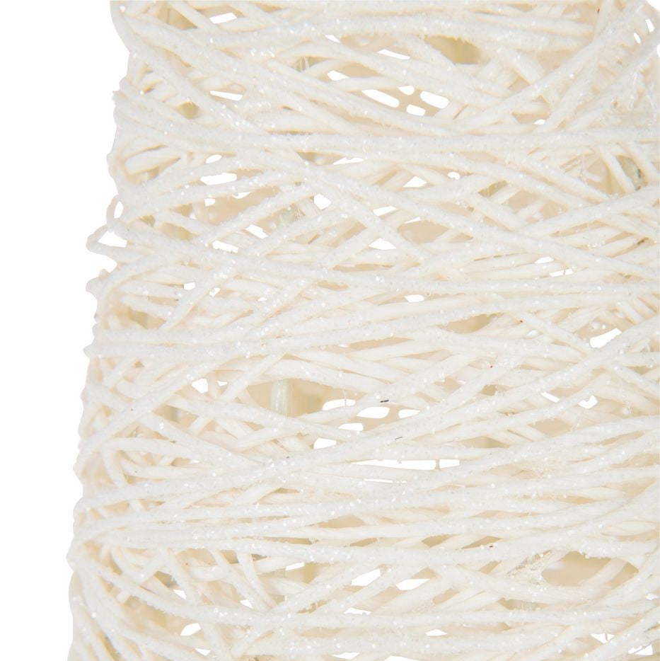 Kerstboom Op Voet Metaal/Papier Wit Set van 2 J-Line