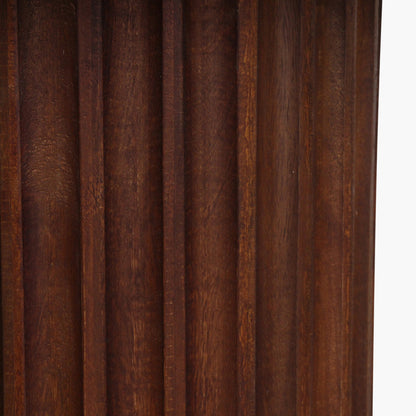 Bijzettafel Bullnose ‘Reversed Fluted’ 55cm Raw Materials