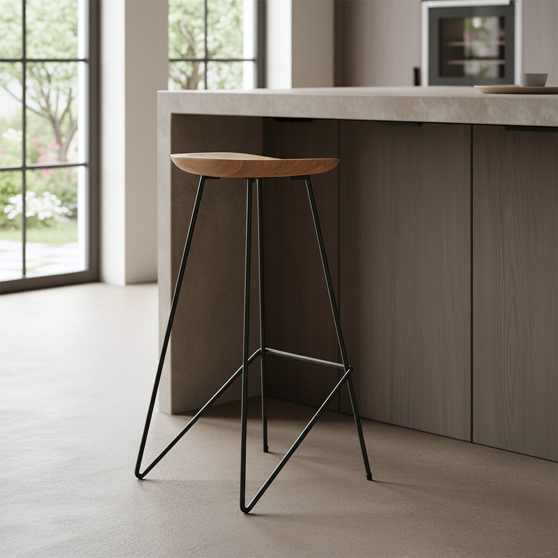 Loft Barkruk Naturel Raw Materials