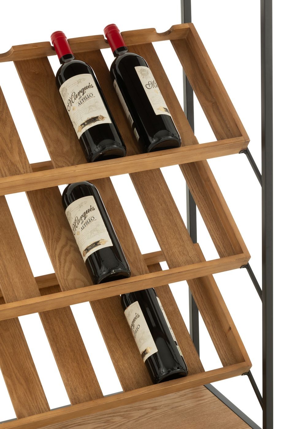 Barkast Wine Fineer Naturel/Zwart Medium J-Line