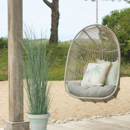 Hangstoel Egga Metaal/Koord Beige J-Line