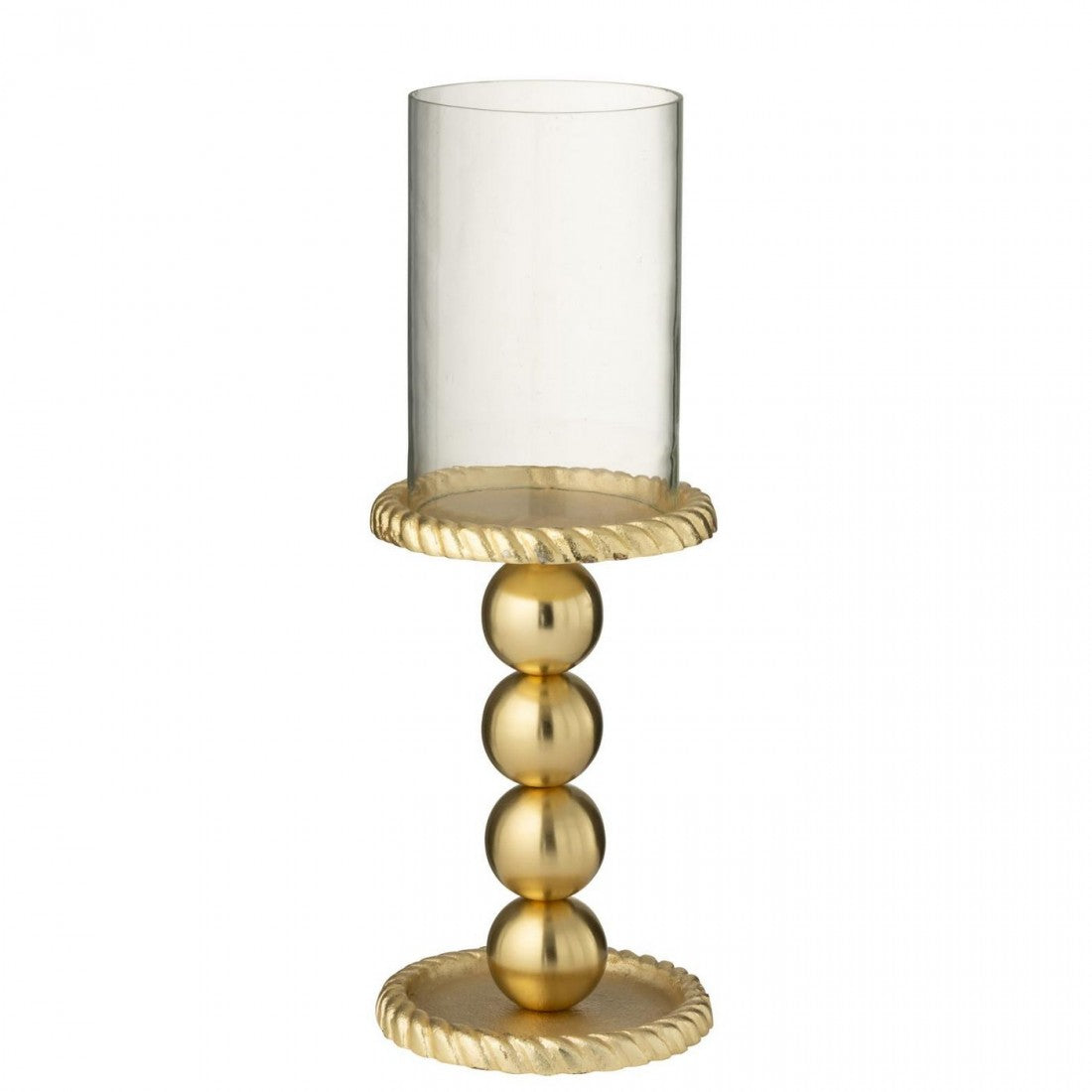 Kaarshouder Aluminium Goudkleurig Large J-Line