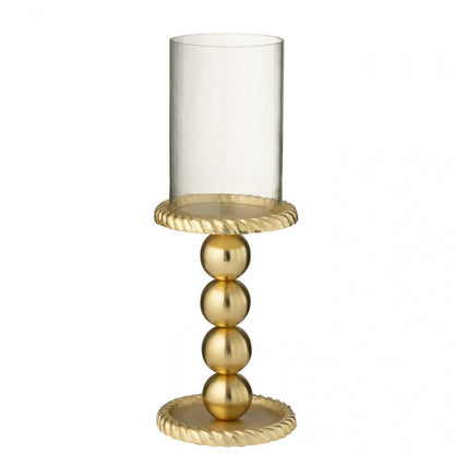 Kaarshouder Aluminium Goudkleurig Large J-Line