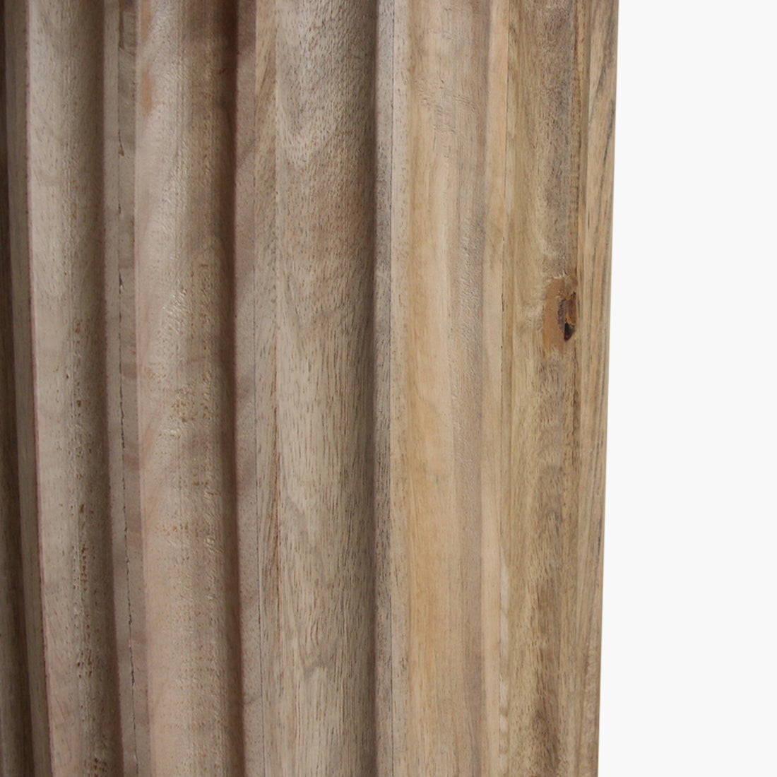 Bijzettafel Bullnose Reversed Fluted Raw Meterials