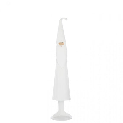 Kerstman Modern Metaal Wit Set van 2 J-LIne