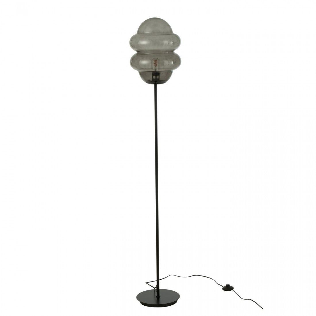 Vloerlamp Honinglepel Glas Grijs H160cm J-Line