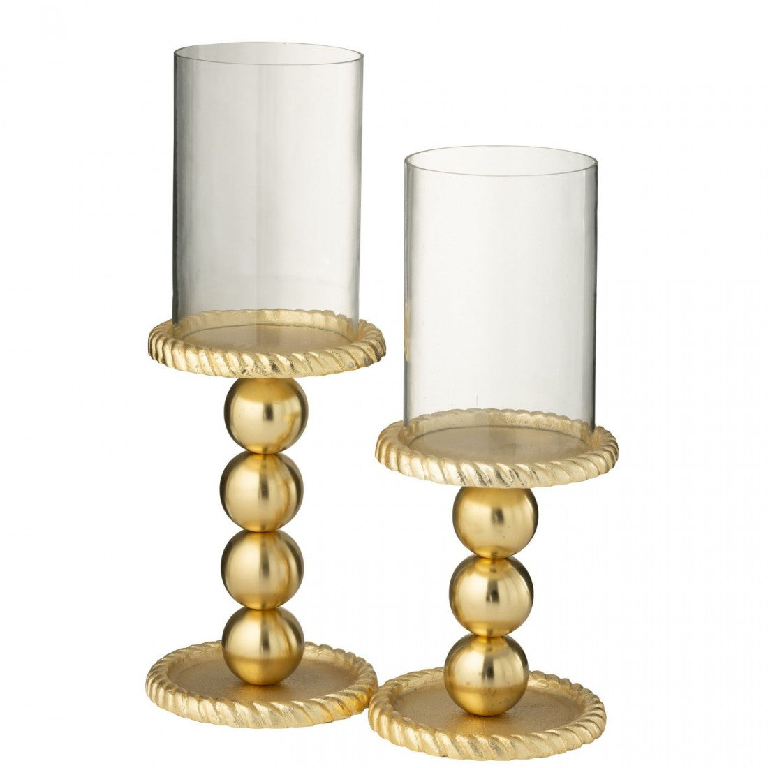 Kaarshouder Aluminium Goudkleurig Small J-Line