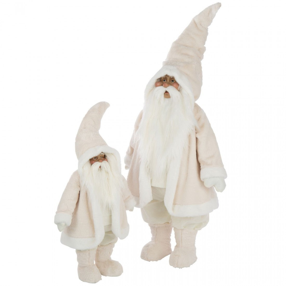 Kerstman Bril Polyester Wit J-Line