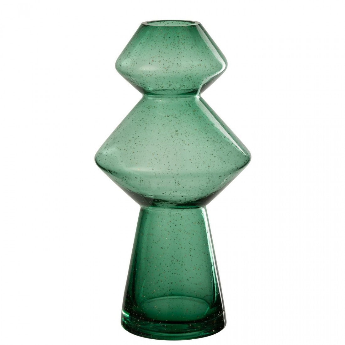 Vaas Carol Glas Smaragdgroen Dia 17,5cmxH35cm J-Line