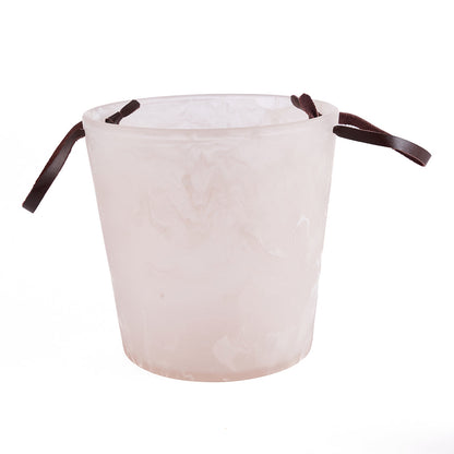 De Resin Ijsemmer - Roze Wit Bazar Bizar