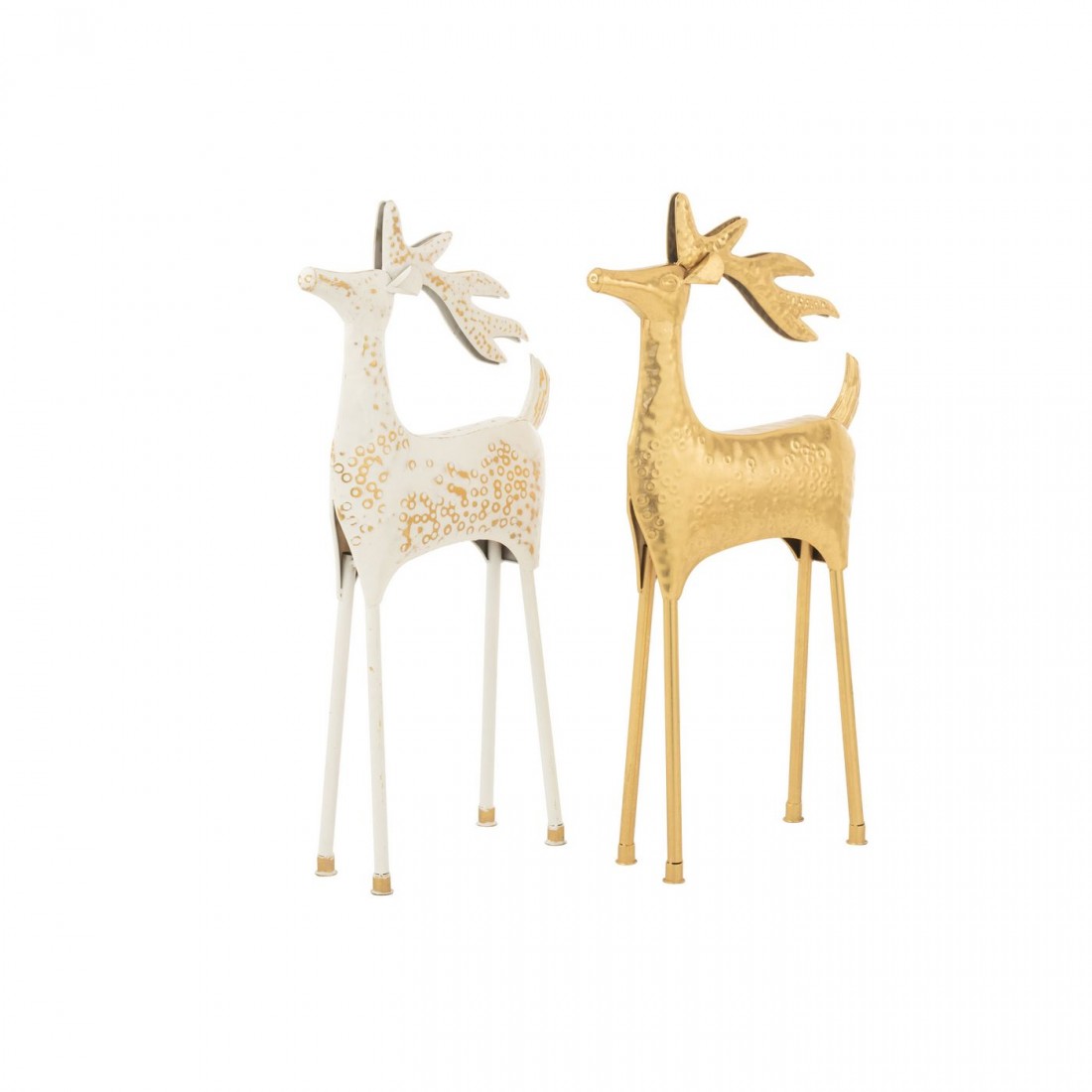 Rendier Decoratief Ijzer Goudkleurig H87,5cm J-Line