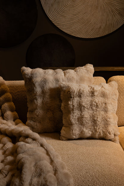 Plaid Dunae Crème Nep Bont Large 220x240cm PTMD