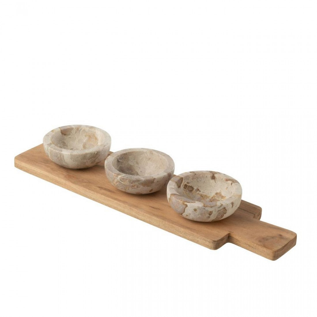 Kruiden Set Marmer Naturel/Beige J-Line