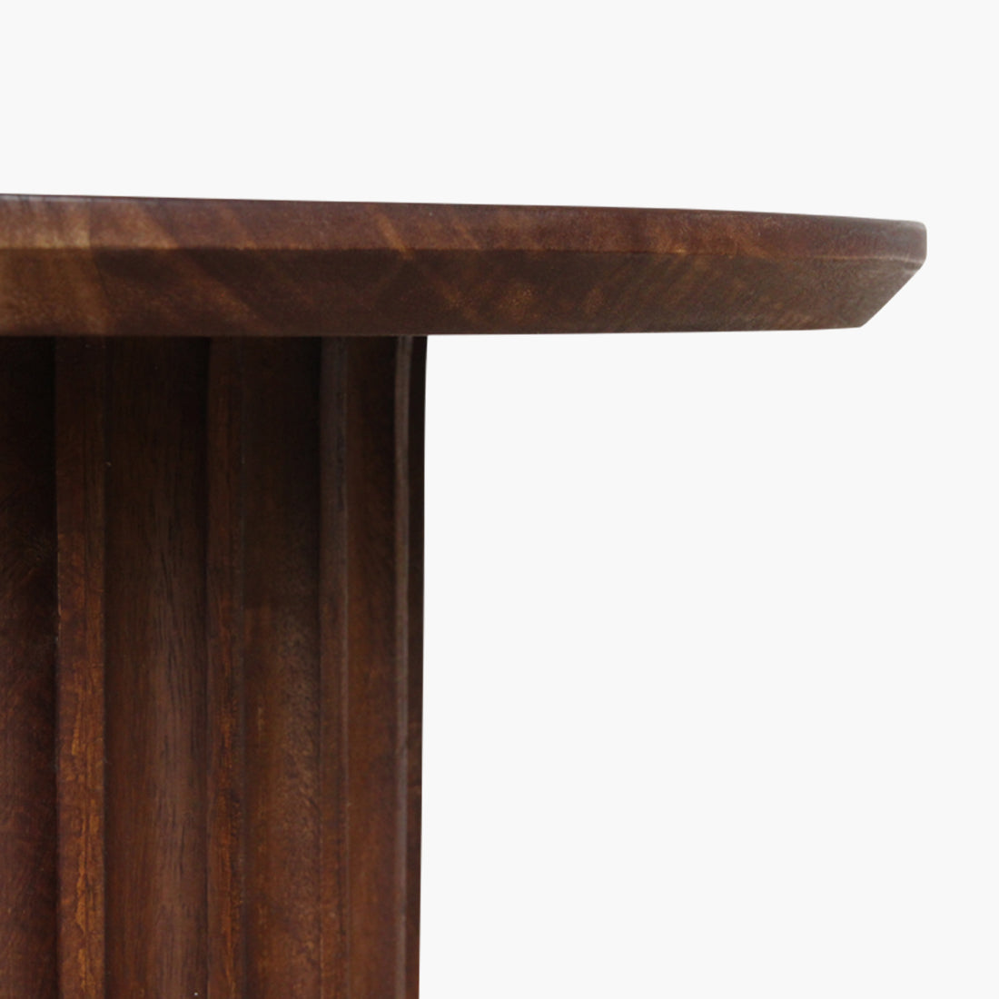 Bijzettafel Bullnose ‘Reversed Fluted’ 55cm Raw Materials
