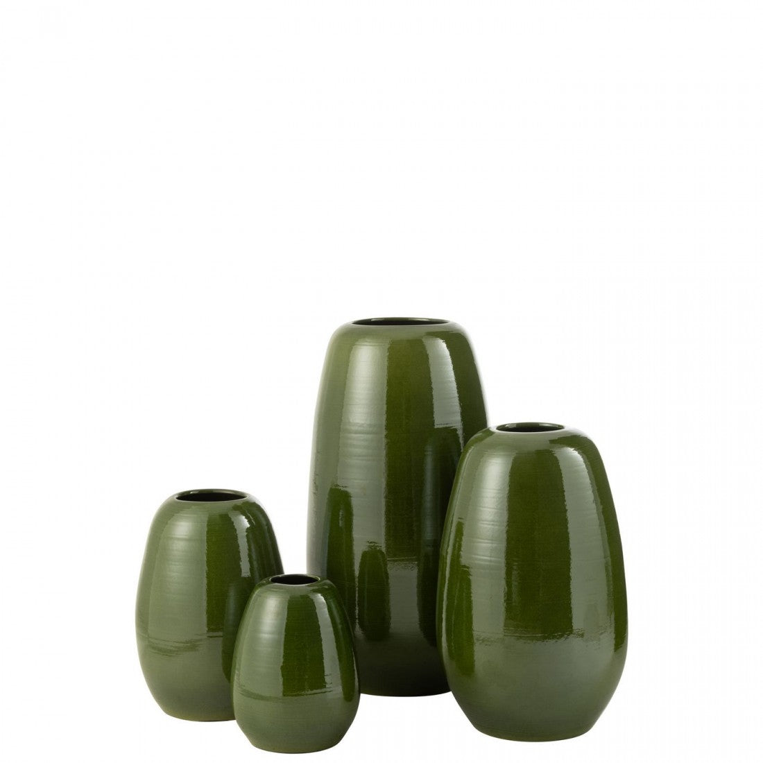 Vaas Lola Porselein Groen Large Ø35xH55cmJ-Line