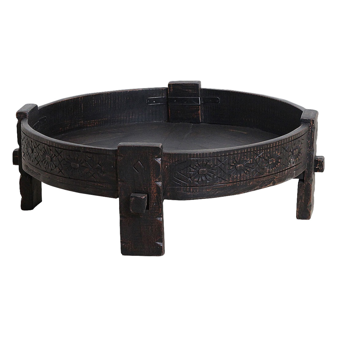 Bijzettafel Grinder Zwart Raw Materials