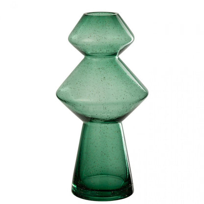 Vaas Carol Glas Smaragdgroen Dia 17,5cmxH35cm J-Line