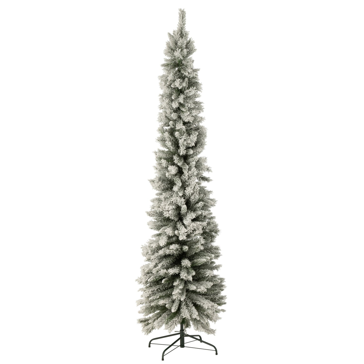 Kerstboom Kunststof Small Model Besneeuwd Groen Large H240cm J-Line