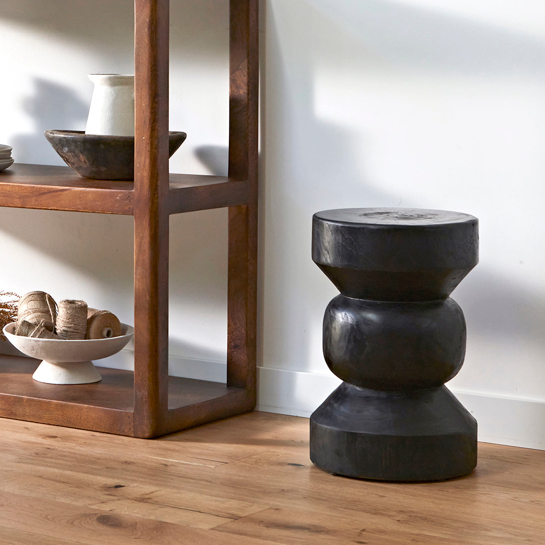 Forma Beistelltisch Ritari Schwarz Raw Materials