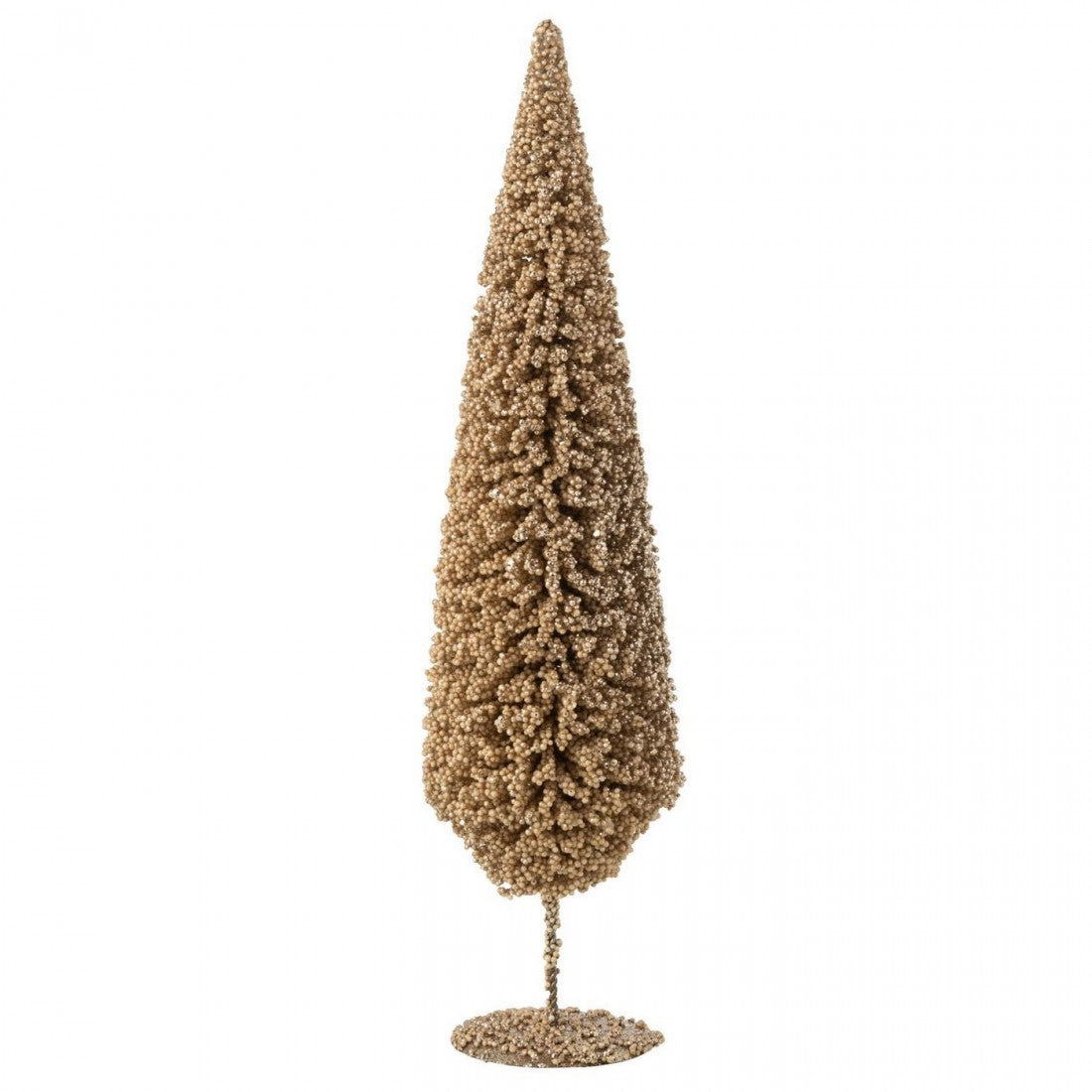 Weihnachtsbaum-Mützen champagnerfarben, 3er-Set von J-Line