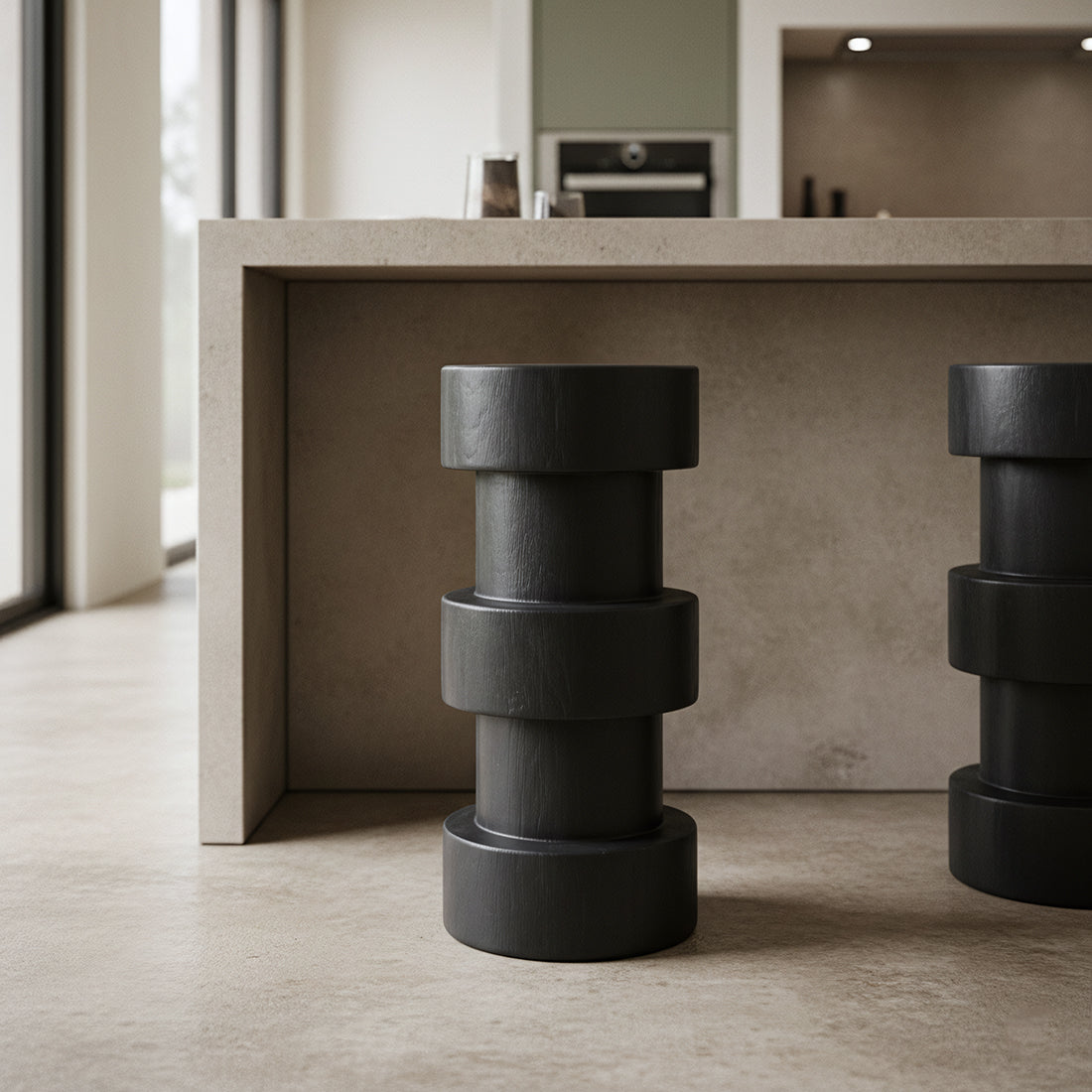 Forma Barkruk Totoma Zwart Raw Materials