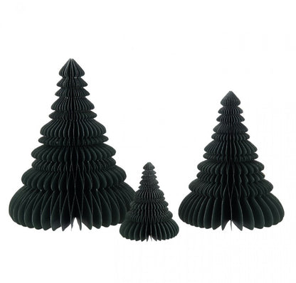 Kerstboom Vouwbaar Papier Groen Set van 2 J-Line