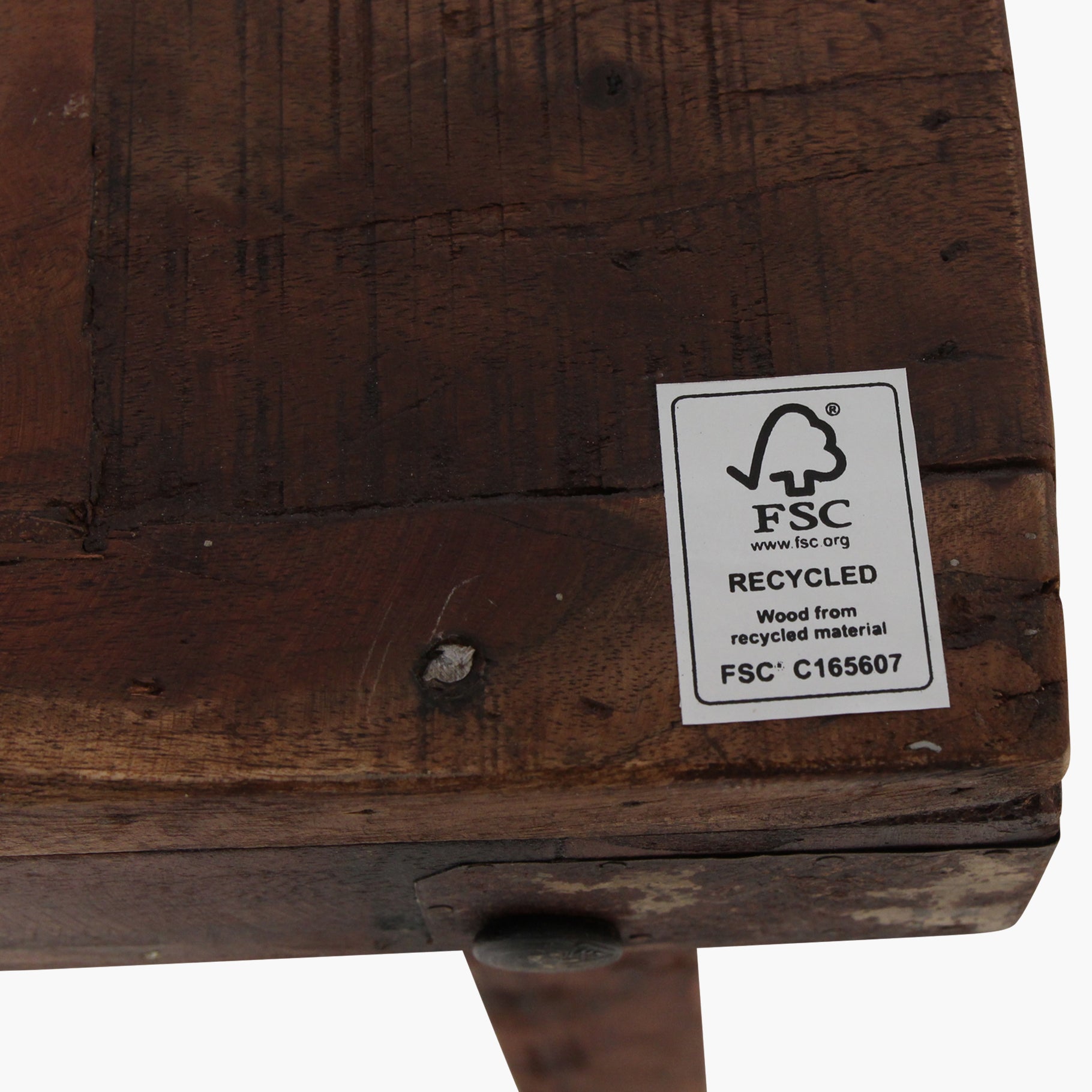 Markt Bartafel Bruin Opklapbaar Raw Materials