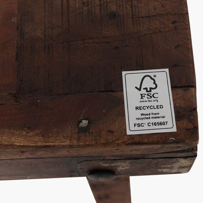 Markt Bartafel Bruin Opklapbaar Raw Materials