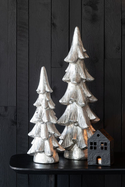 Kerstboom Op Voet Magnesium Zilverkleurig Large J-Line