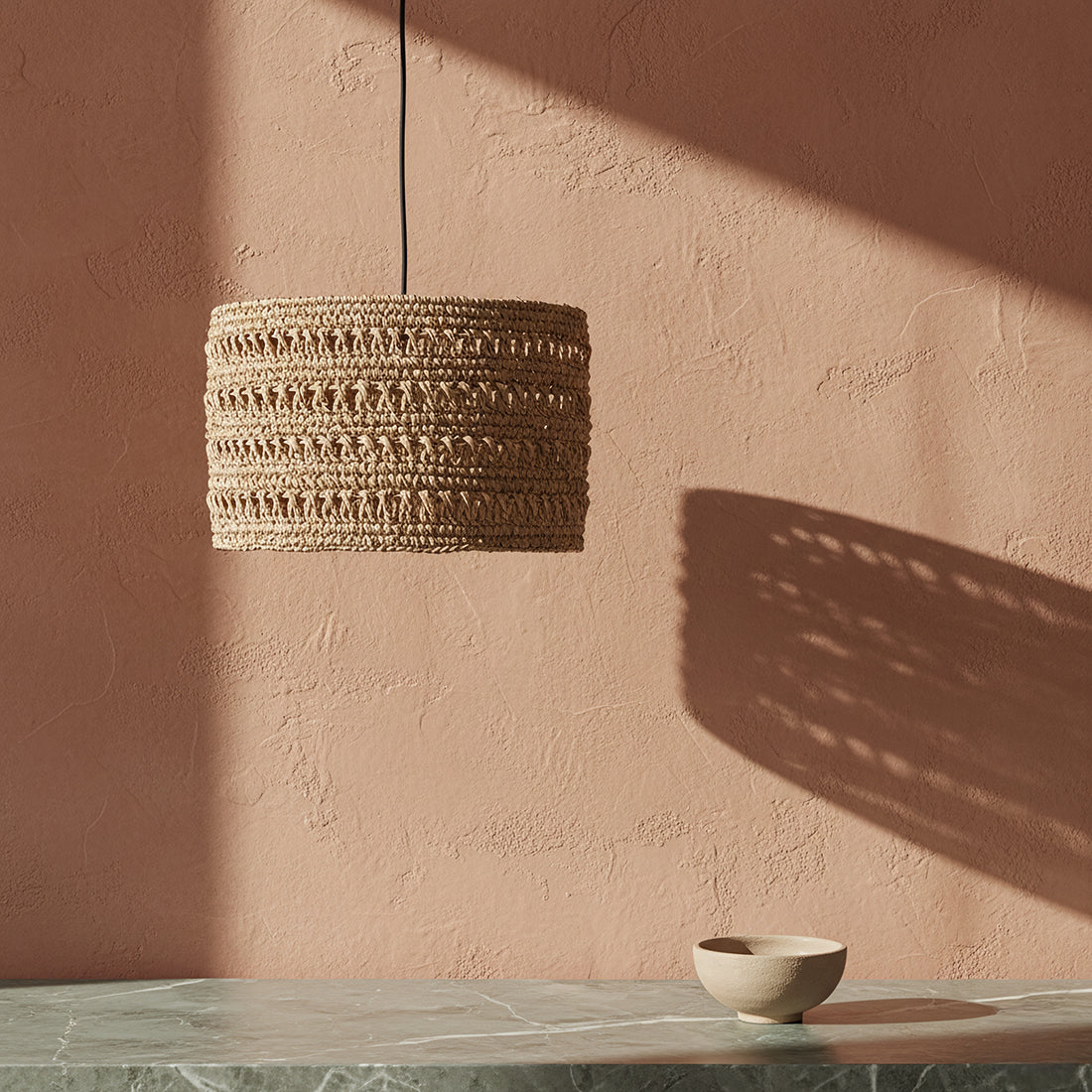 Herba lamp naturel medium Ø40cm Raw materials