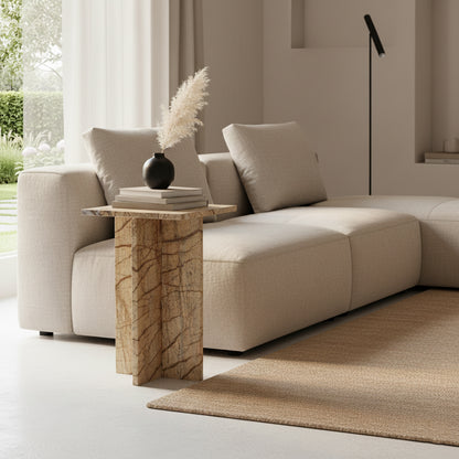 Bijzettafel Seoul Marmer Bizar Raw Materials