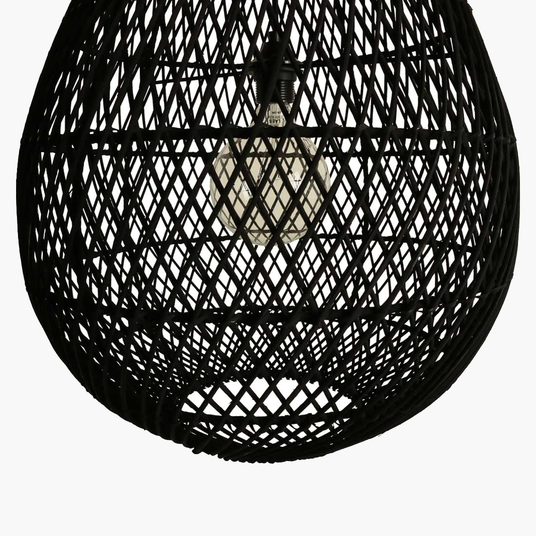 Maze Hanglamp Druppel Zwart Raw Materials