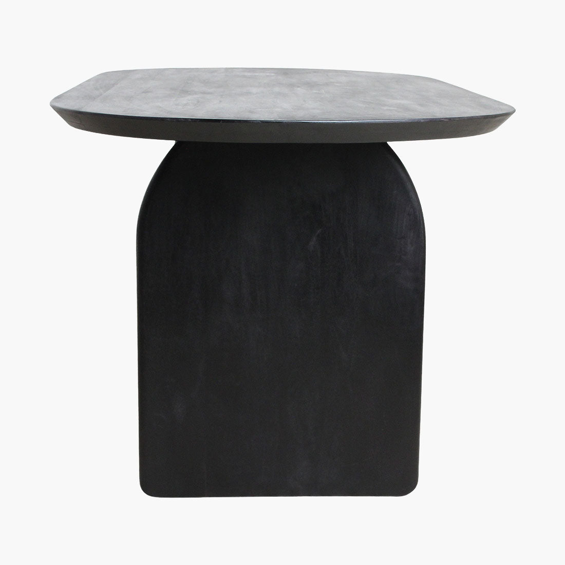 Bullnose Esstisch Mix Schwarz 200cm Raw Materials
