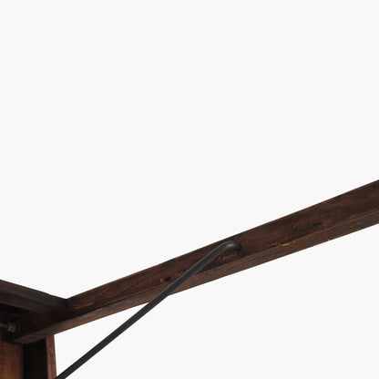 Markt Bartafel Bruin Opklapbaar Raw Materials