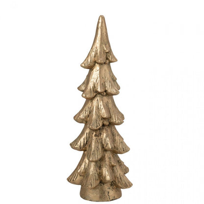 Kerstboom Ronde Basis Magnesium Goudkleurig H74cm Large