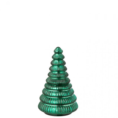 Geurkaars Boom Geribbeld Glas Groen Small J-Line