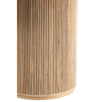 Ronde Eetkamertafel Vincent Mangohout Naturel Large Ø120cm J-Line