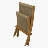 Rope Folding Lounge Chair Raw Materials - Loungestoel - Raw Materials - livinglovely.nl