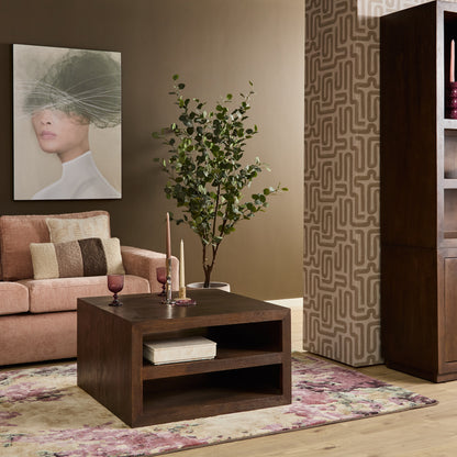 Salontafel Brussel Bruin 80cm van Starfurn uit de woonserie Brussel Bruin