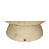 Salontafel Callain Natural Mango Wood Marble Top PTMD - Salontafel - PTMD - livinglovely.nl