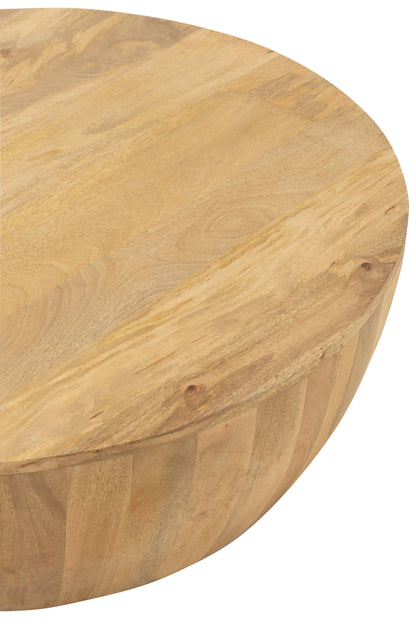 Salontafel Camille Mangohout Naturel - Salontafel - J-Line - livinglovely.nl