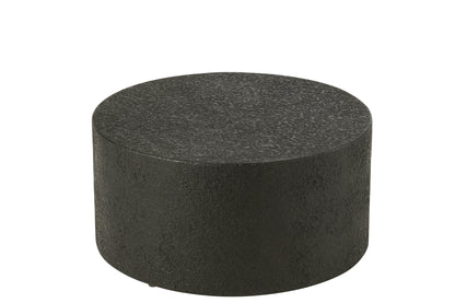 Salontafel Cilinder Mdf Zwart J-Line - Salontafel - J-Line - livinglovely.nl